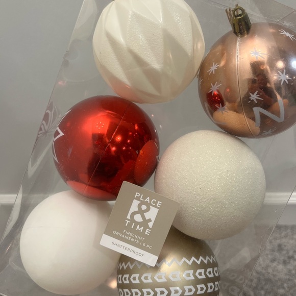 Place and Time Joann shatterproof ornaments set - Picture 3 of 4